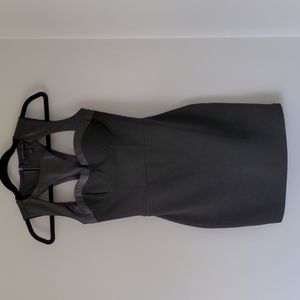 Material Girl Faux Leather Dress